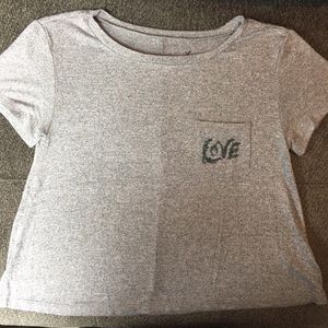 American Eagle Soft and Sexy Cropped T Shirt